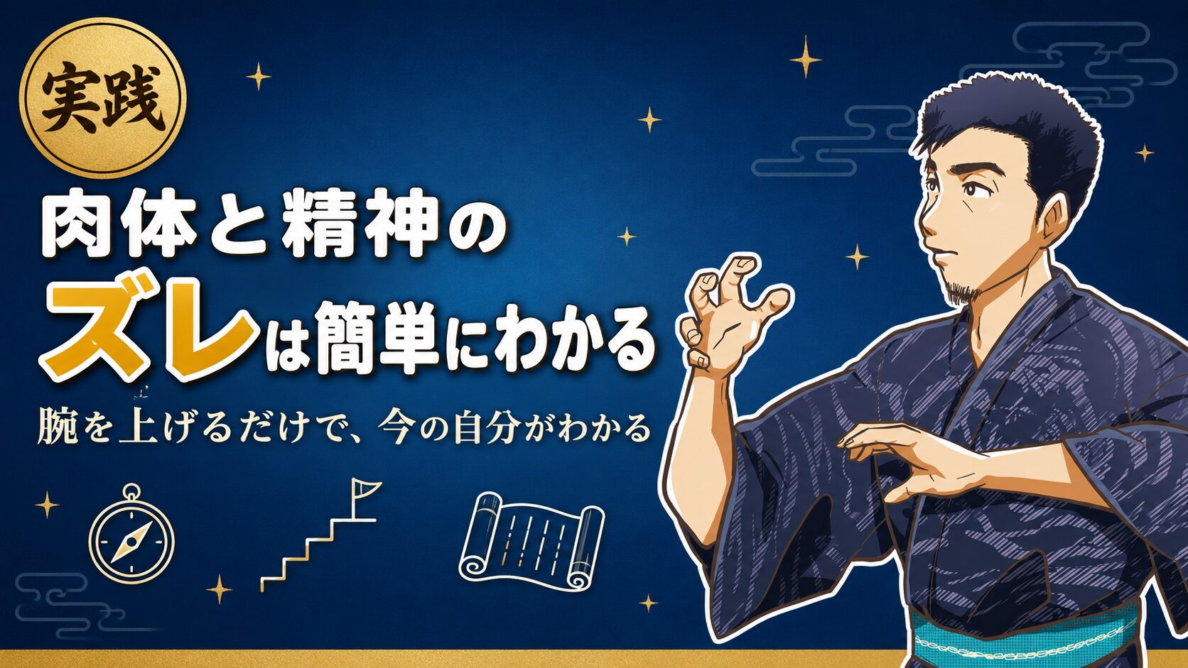 肉体と精神のズレは簡単に見分けられる