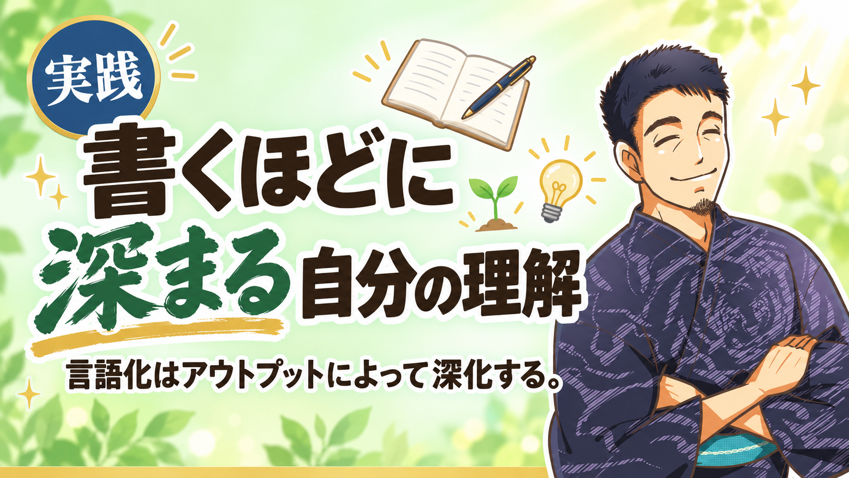言語化はアウトプットによって深化する