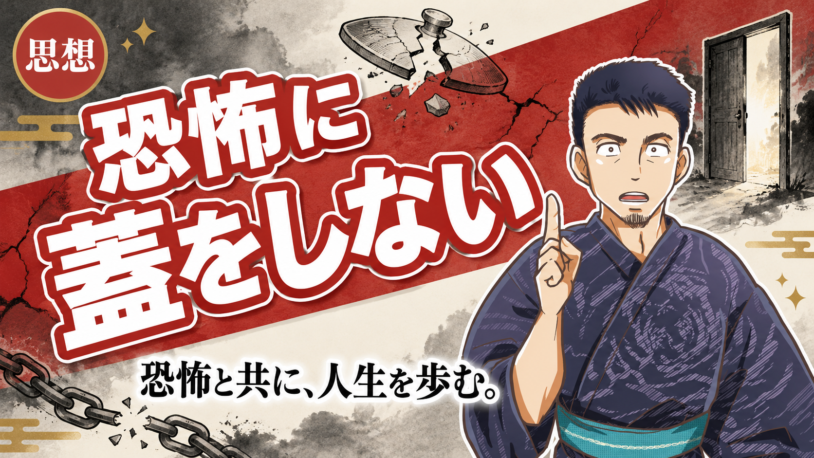 恐怖に蓋をしない
