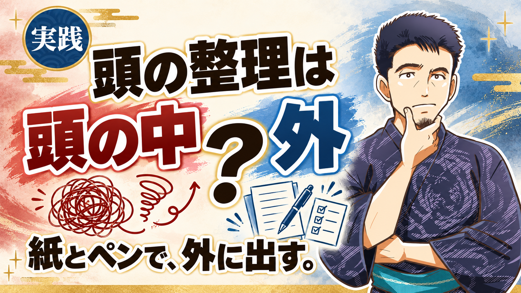 頭の整理は、頭の中では難しい